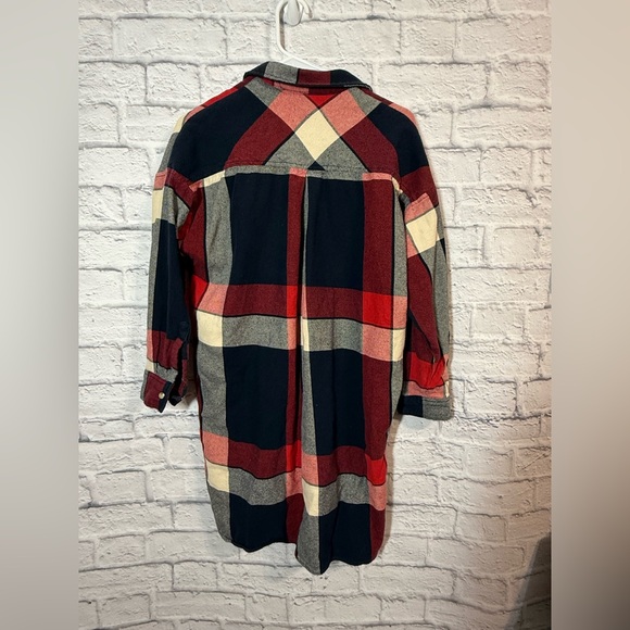 Zara Basics Shirt Dress Tunic with Studded Pocket, XS - Picture 4 of 4